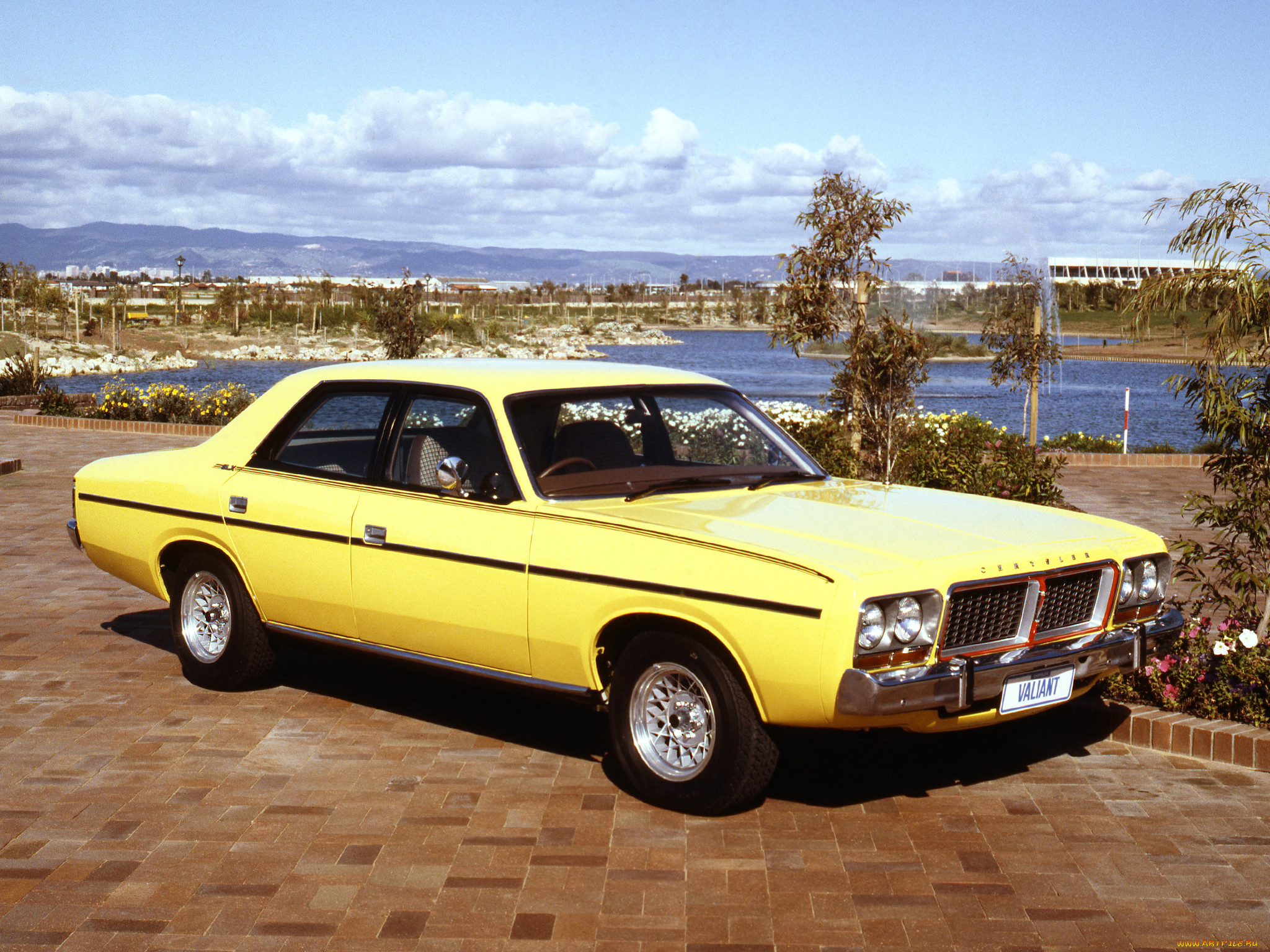 chrysler, valiant, glx, sedan, 